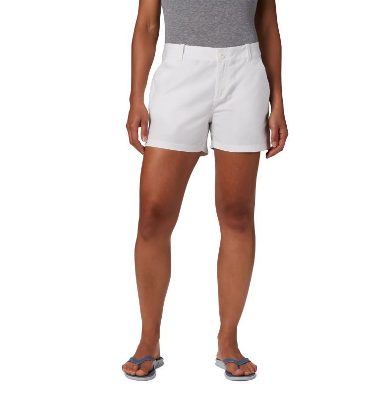 Cheap Columbia Shorts - Womens PFG Bonehead Stretch White